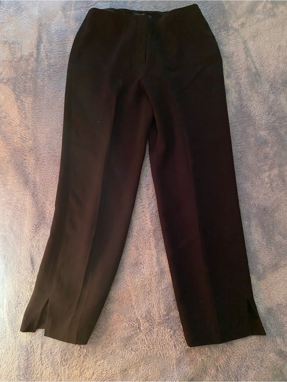 Louben Women's Black Tailored Trousers - Classic Straight Leg